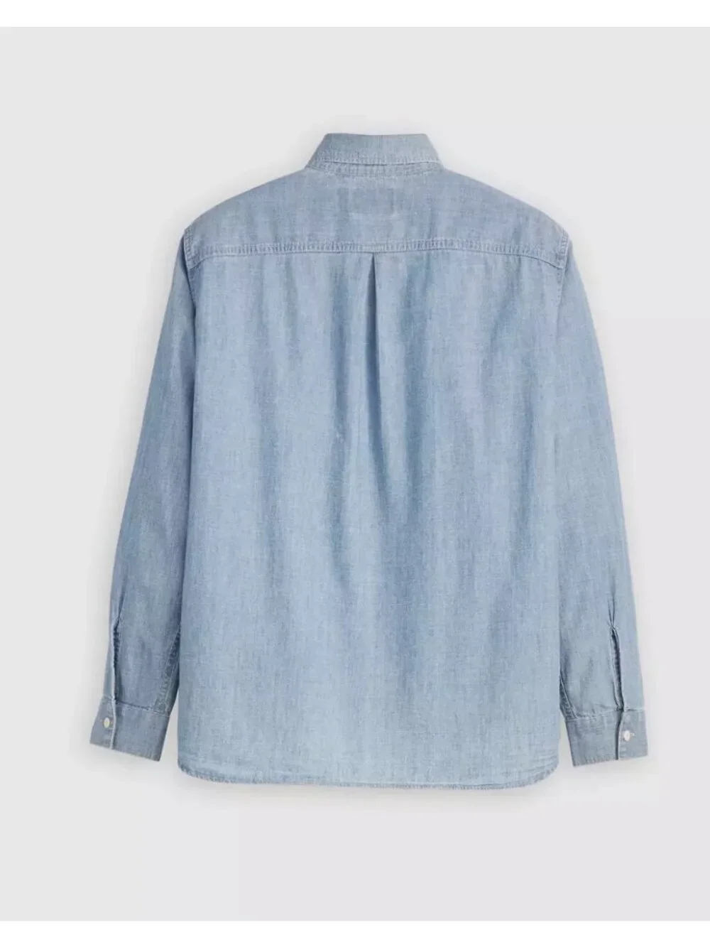 New Levi's S Blue Tab Work Shirt Light Wash Light Chambray Japanese Fabric Small